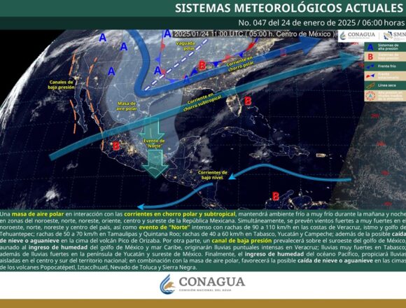 PRONÓSTICO (1) Continuará ambiente frío en la entidad, se prevé lluvias en algunas regiones