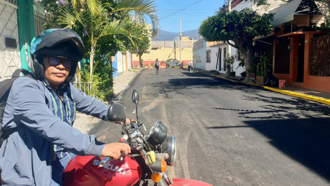 Reconoce ciudadanía trabajos de rehabilitación de calles y avenidas de la ciudad de Oaxaca