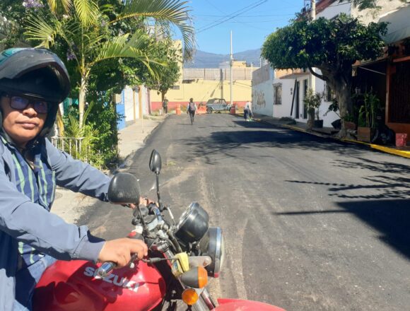 Reconoce ciudadanía trabajos de rehabilitación de calles y avenidas de la ciudad de Oaxaca