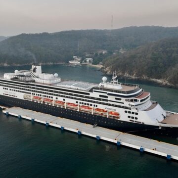 Llega primer crucero del 2025 a Huatulco