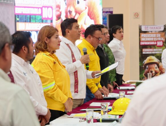 Encabeza Salomón Jara Sesión de Instalación del Subcomité de Prevención y Combate de Incendios Forestales en la Mixteca