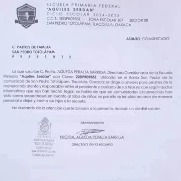Alerta en San Pedro Totolápam por presencia sospechosa de vehículos en comunidades vecinas