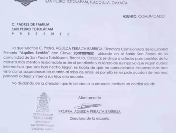 Alerta en San Pedro Totolápam por presencia sospechosa de vehículos en comunidades vecinas
