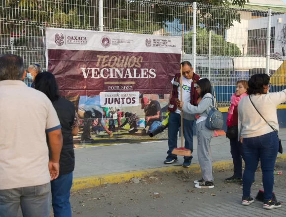 IMG-20250301-WA0029.jpg Tequio Vecinal en el Gimnasio Universitario de la UABJO, un esfuerzo conjunto en Oaxaca de Juárez