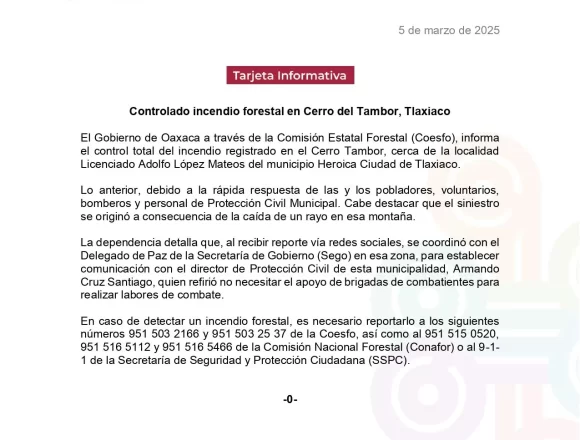 IMG-20250306-WA0010.jpg Controlado incendio forestal en Cerro del Tambor, Tlaxiaco