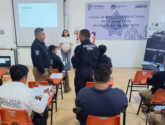 Personal de la Secretaría de Seguridad Vecinal recibe capacitación sobre “Desarrollo de Masculinidades Positivas”