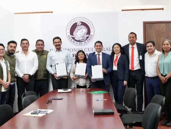 IMG-20250314-WA0047.jpg El Municipio de Oaxaca de Juárez firma convenio con la CFE para fortalecer el alumbrado público