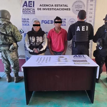 En acción conjunta, corporaciones policiales ejecutan orden de cateo en Villa de Etla
