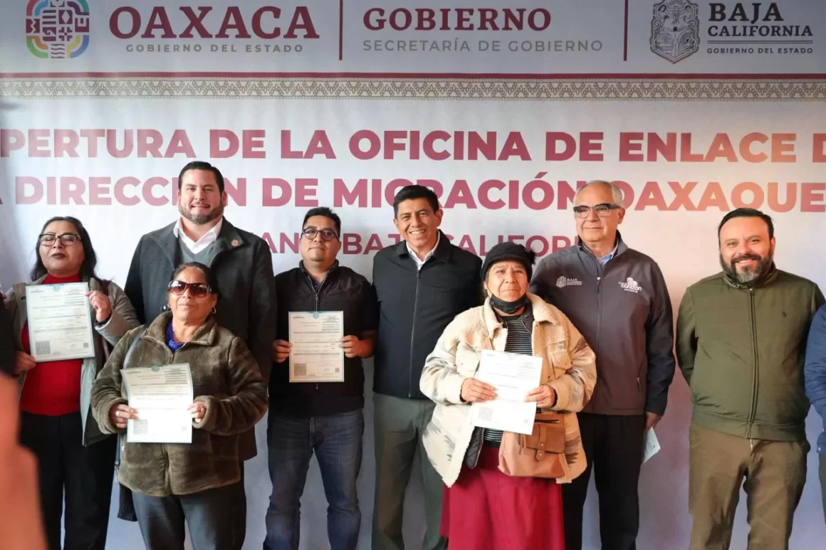 Inaugura Salomón Jara oficina de enlace para migrantes oaxaqueños en Tijuana