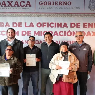 Inaugura Salomón Jara oficina de enlace para migrantes oaxaqueños en Tijuana