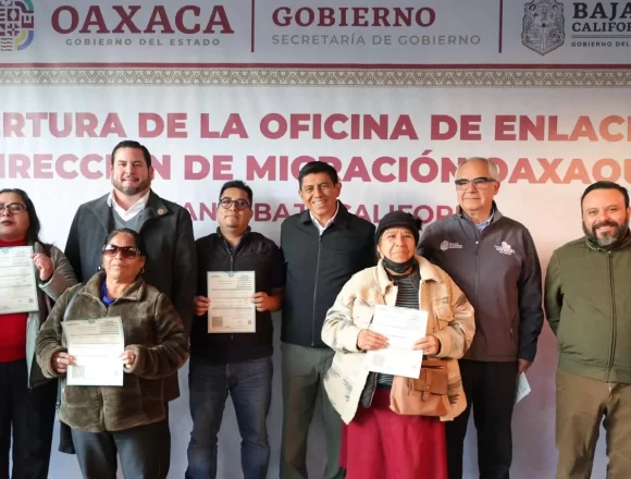 Inaugura Salomón Jara oficina de enlace para migrantes oaxaqueños en Tijuana