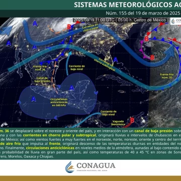 Clima estable y altas temperaturas dominarán este miércoles en la entidad
