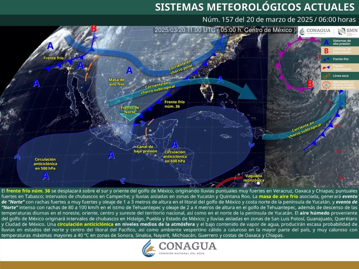 Se prevén lluvias en diversas regiones de Oaxaca
