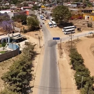Concluye SIC reencarpetamiento de la carretera a San Antonio Arrazola
