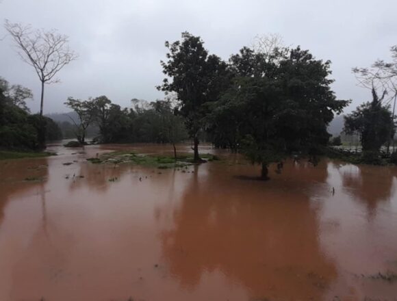 Provocan lluvias inundaciones y desbordamiento del río Uxpanapa en Santa María Chimalapa: Protección Civil