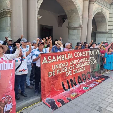 Se constituye la Unidad Anticapitalista de Pueblos Organizados de Oaxaca (UNAPO)