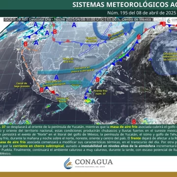 Este martes se esperan lluvias ligeras a moderadas en la Cuenca del Papaloapan