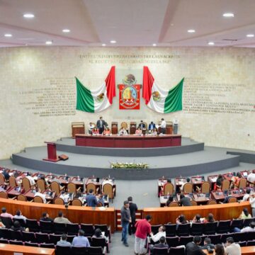 Muro de Honor del Congreso de Oaxaca será remodelado y reestructurado