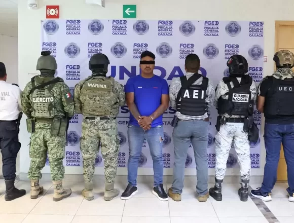 FB_IMG_1747952093421.jpg Detienen a J.M.R.M., alias “El Cochambres”, considerado como objetivo prioritario y generador de violencia en la región de los Valles Centrales y la Cuenca