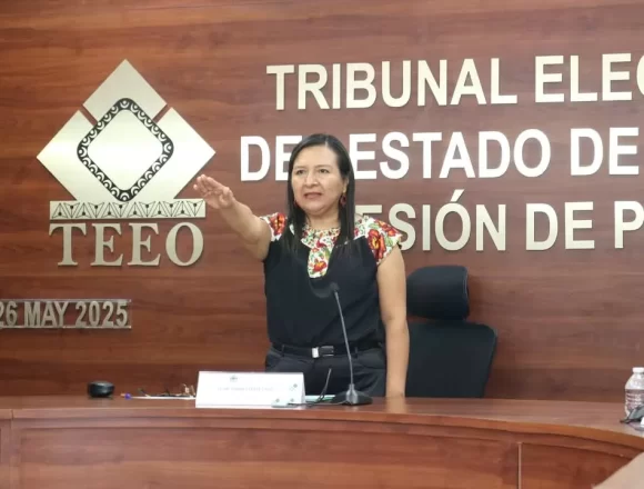 FB_IMG_1748311637069.jpg Sandra Pérez Cruz es nombrada presidenta del Tribunal Electoral de Oaxaca