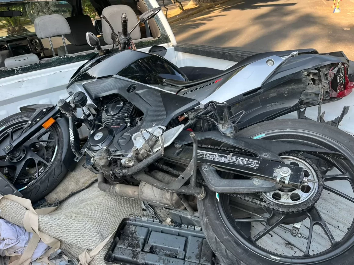 Policía Municipal frustra robo de una motocicleta