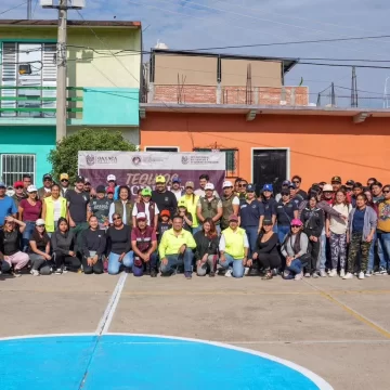Con rescate de espacio deportivo se previene la inseguridad en la colonia Morelos