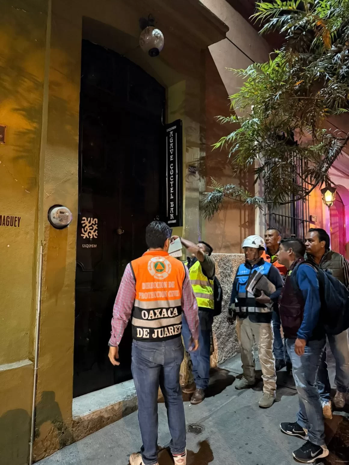 Clausura Mando de Coordinación de Seguridad Metropolitana 13 establecimientos del centro de Oaxaca de Juárez