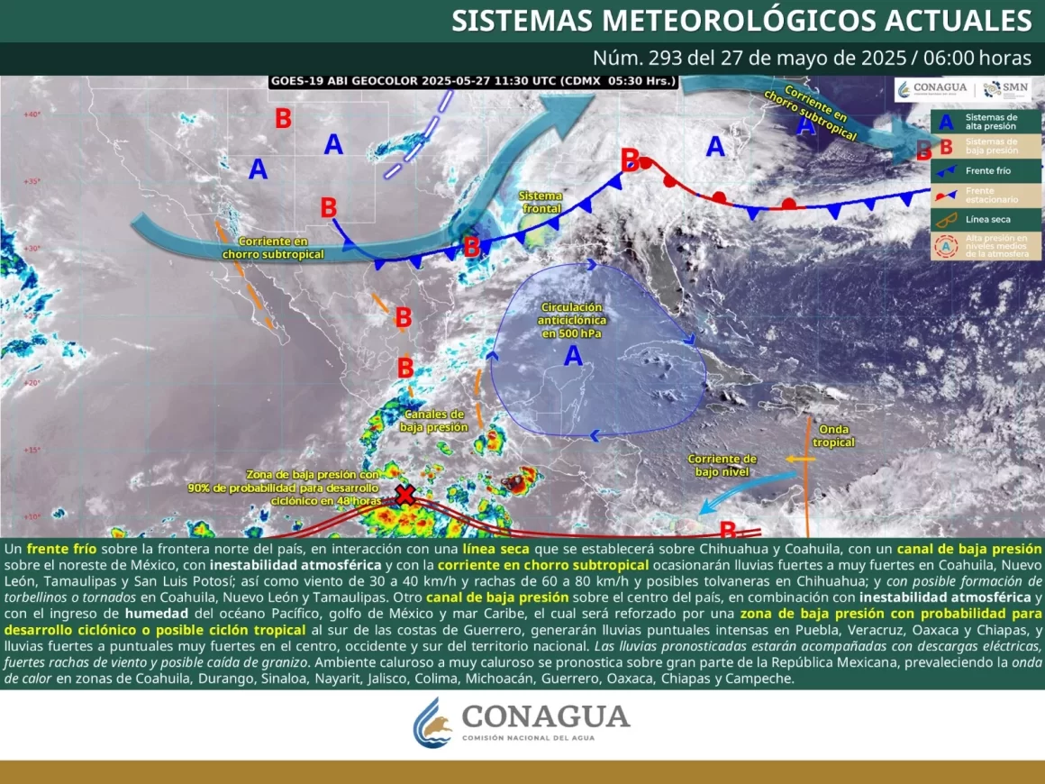 Continúa la presencia de lluvias en Oaxaca durante este martes
