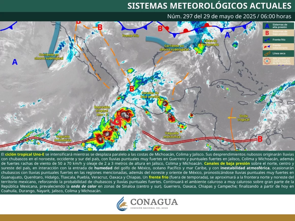 Continuarán lluvias en gran parte Oaxaca durante este jueves