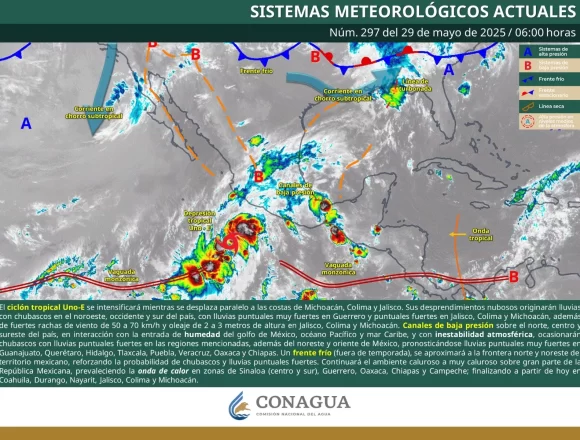 Continuarán lluvias en gran parte Oaxaca durante este jueves