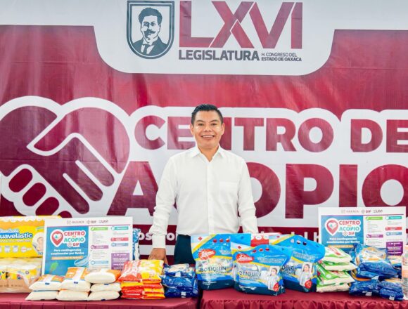 Habilita Congreso del Estado centro de acopio para la población afectada por huracán “Erick”