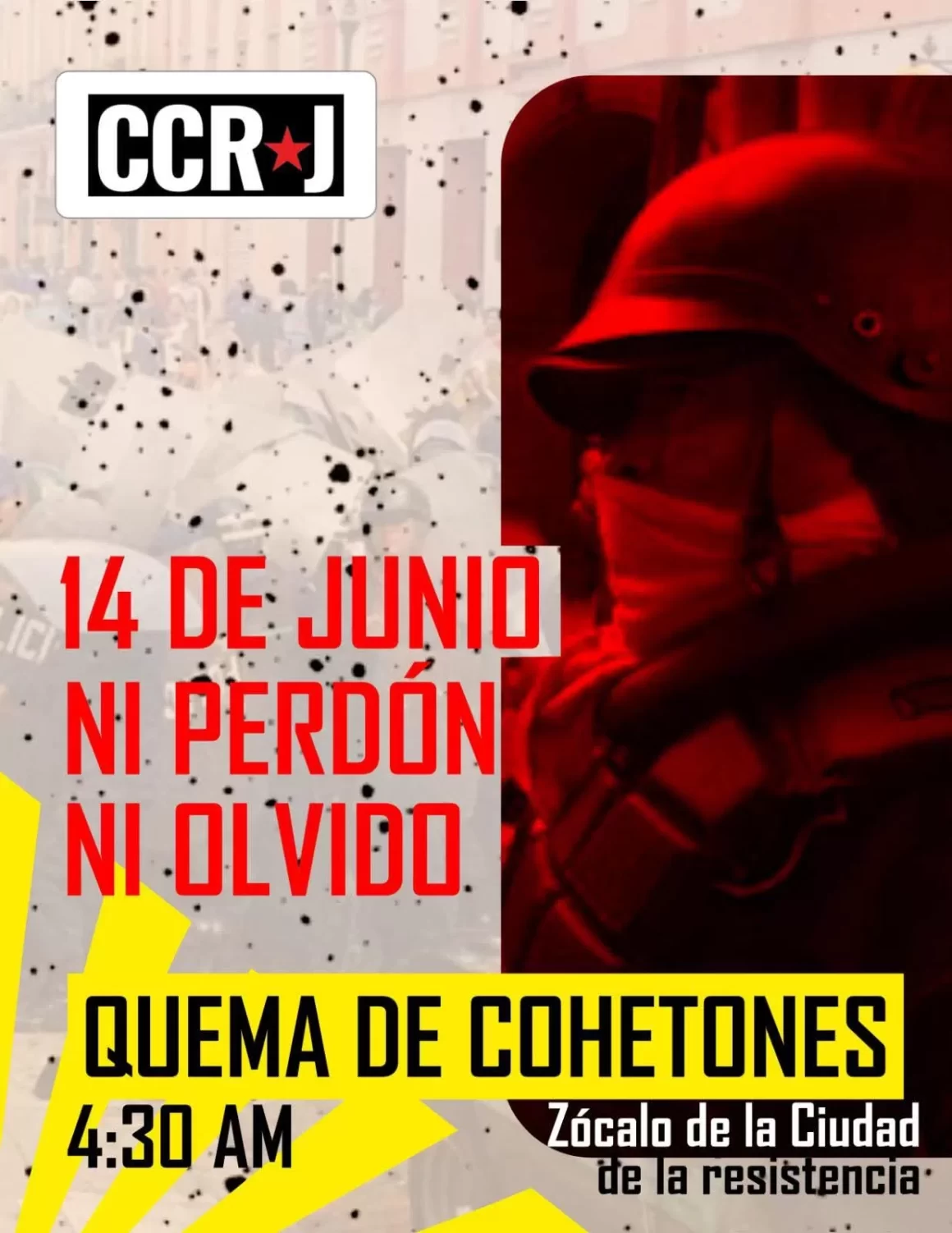 Convocan a “quema de cohetones” y marcha conmemorativa a 19 años del fallido desalojo del 14 de junio de 2006 en Oaxaca