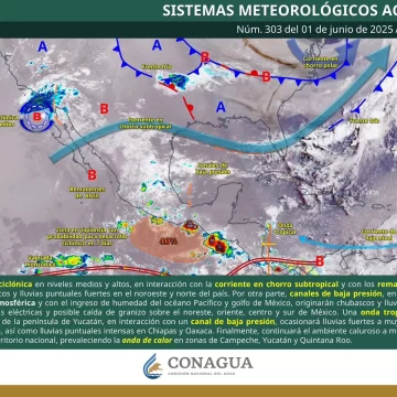 Continuará inestabilidad con lluvias y nubosidad en gran parte del estado 