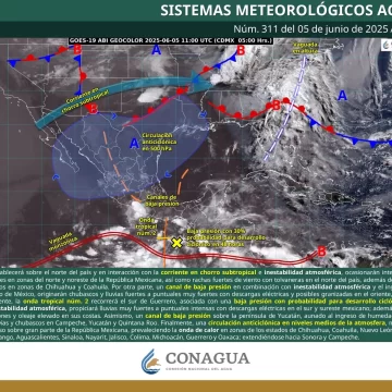 Se mantendrá el temporal lluvioso este jueves en gran parte de Oaxaca
