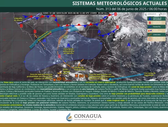 Este viernes prevén lluvias y tormentas fuertes en gran parte del estado