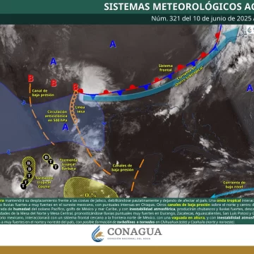 Este martes persistirán lluvias con tormentas durante la tarde en Oaxaca