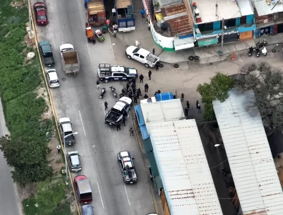 Despliega Mando Metropolitano operativo para restablecer el orden e investigar hechos ocurridos en la Central de Abasto