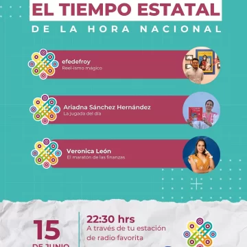Compartirán la exposición “Reel-ismo Mágico” de Efedefroy en la próxima emisión de El Tiempo Estatal de la Hora Nacional