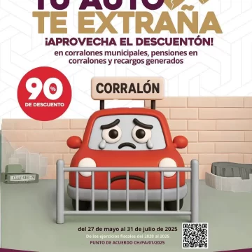 Continúa el programa de descuentos para liberar vehículos en pensiones municipales