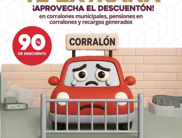 Continúa el programa de descuentos para liberar vehículos en pensiones municipales