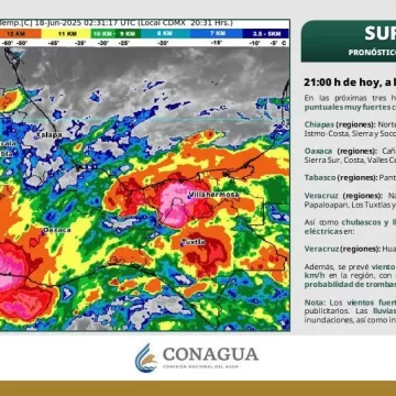 Tormenta tropical “Erick” se intensifica frente a las costas de Oaxaca: Protección Civil