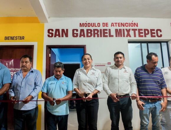 Inaugura Semovi módulo de atención en San Gabriel Mixtepec 1 Inaugura Semovi módulo de atención en San Gabriel Mixtepec