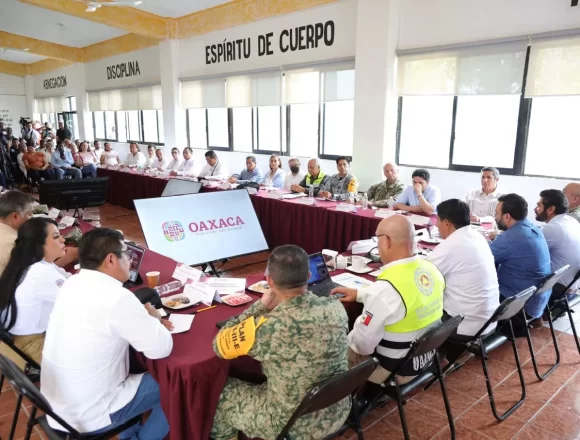 Instruye Salomón Jara acciones inmediatas ante posible evolución de tormenta tropical Erick