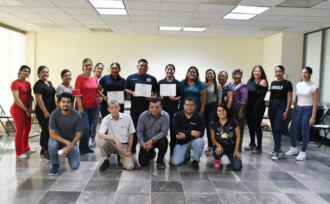 Concluye segunda capacitación en Primeros Auxilios para personal del Congreso local