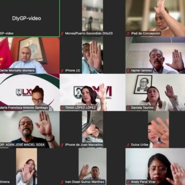 Avala Congreso del Estado la integración del Consejo Municipal en Santiago Atitlán, Mixe