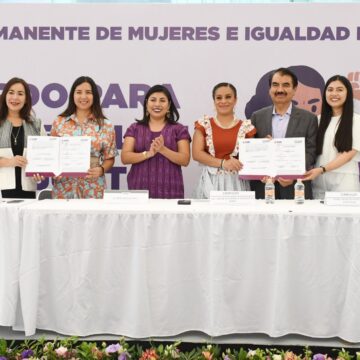 Congreso local y el INE Oaxaca suscriben Acuerdo para la promoción de una cultura de respeto a los derechos humanos de las mujeres
