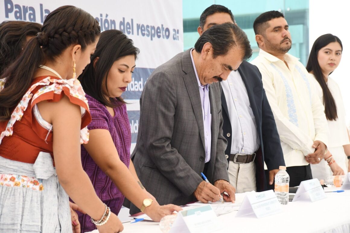 Congreso local y el INE Oaxaca suscriben Acuerdo para la promoción de una cultura de respeto a los derechos humanos de las mujeres