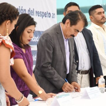 Congreso local y el INE Oaxaca suscriben Acuerdo para la promoción de una cultura de respeto a los derechos humanos de las mujeres