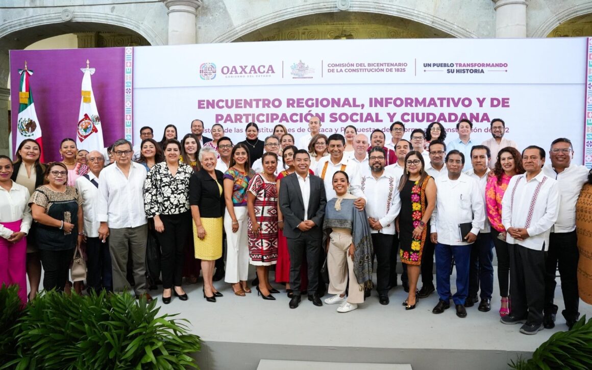 Congreso de Oaxaca reafirma su compromiso con una Nueva Constitución que refleje la participación ciudadana y visión humanista