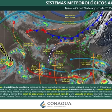 Se esperan tormentas y lluvias de intensidad variable en Oaxaca